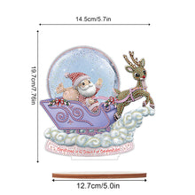 Load image into Gallery viewer, Wooden Santa Diamond Painting Tabletop Ornaments Kit for Table Office Decor(#11)
