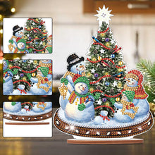 Load image into Gallery viewer, Wooden Christmas Diamond Painting Tabletop Ornament for Table Office Decor (#3)
