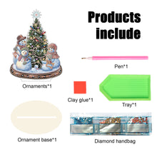 Load image into Gallery viewer, Wooden Christmas Diamond Painting Tabletop Ornament for Table Office Decor (#3)
