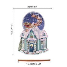 Load image into Gallery viewer, Wooden Christmas Diamond Painting Tabletop Ornament for Table Office Decor (#4)
