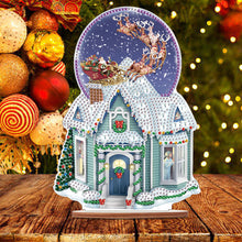 Load image into Gallery viewer, Wooden Christmas Diamond Painting Tabletop Ornament for Table Office Decor (#4)
