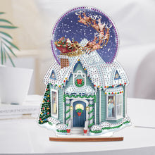 Load image into Gallery viewer, Wooden Christmas Diamond Painting Tabletop Ornament for Table Office Decor (#4)
