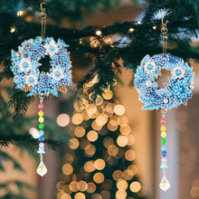 Load image into Gallery viewer, 2PCS Suncatcher Diamond Painting Hanging Decor for Kid DIY Craft (Wreath #2)
