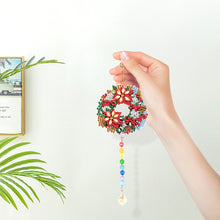 Load image into Gallery viewer, 2PCS Suncatcher Diamond Painting Hanging Decor for Kid DIY Craft (Wreath #7)
