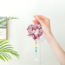 Load image into Gallery viewer, 2PCS Suncatcher Diamond Painting Hanging Decor for Kid DIY Craft (Wreath #11)
