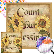 Load image into Gallery viewer, AB Diamond Painting - Full Round - count your blessings (40*40CM)
