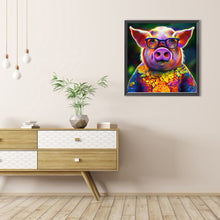 Load image into Gallery viewer, AB Diamond Painting - Full Round - Mr. Colorful Pig (40*40CM)
