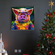 Load image into Gallery viewer, AB Diamond Painting - Full Round - Mr. Colorful Pig (40*40CM)
