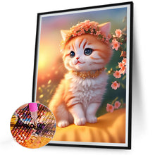 Load image into Gallery viewer, Diamond Painting - Full Round - cat (30*40CM)

