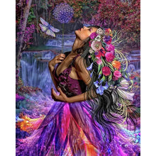 Load image into Gallery viewer, AB Diamond Painting - Full Round - Girl in the woods (40*50CM)
