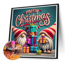 Load image into Gallery viewer, Diamond Painting - Full Round - Colorful Christmas gnome old man (30*30CM)
