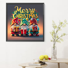 Load image into Gallery viewer, Diamond Painting - Full Round - Colorful Christmas gnome old man (30*30CM)
