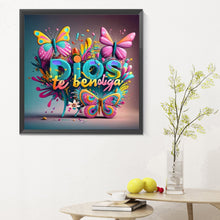 Load image into Gallery viewer, Diamond Painting - Full Round - Colorful Christmas butterflies (30*30CM)

