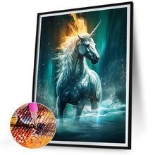 Load image into Gallery viewer, Diamond Painting - Full Round - fantasy unicorn (30*40CM)
