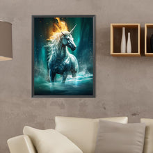 Load image into Gallery viewer, Diamond Painting - Full Round - fantasy unicorn (30*40CM)
