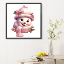 Load image into Gallery viewer, Diamond Painting - Full Round - Christmas snowman (30*30CM)
