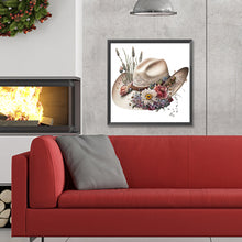Load image into Gallery viewer, Diamond Painting - Full Round - Cowboy hat (30*30CM)
