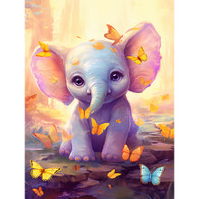 Load image into Gallery viewer, Diamond Painting - Full Round - garden elephant (30*40CM)
