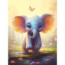 Load image into Gallery viewer, Diamond Painting - Full Round - garden elephant (30*40CM)
