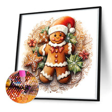 Load image into Gallery viewer, Diamond Painting - Full Round - Christmas Cookie Man (50*50CM)
