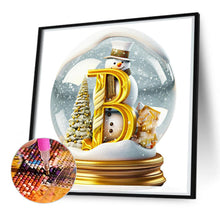 Load image into Gallery viewer, Diamond Painting - Full Round - Christmas crystal ball B (50*50CM)
