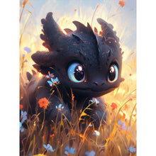 Load image into Gallery viewer, Diamond Painting - Full Round - Toothless and Flowers (30*40CM)
