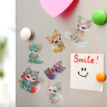 Load image into Gallery viewer, 6PCS Diamond Painting Magnets Refrigerator for Adults Kids Beginners (Funny Fox)
