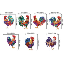 Load image into Gallery viewer, 7PCS Diamond Painting Magnets Refrigerator for Adults Kids (Field Rooster)
