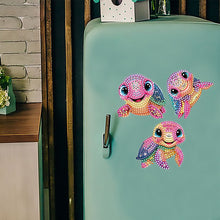 Load image into Gallery viewer, 5PCS Diamond Painting Magnets Refrigerator for Adults Kids (Colourful Turtle)
