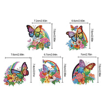 Load image into Gallery viewer, 5PCS Diamond Painting Magnets Refrigerator for Adults Kids (Garden Butterfly)
