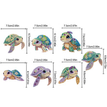 Load image into Gallery viewer, 7PCS Diamond Painting Magnets Refrigerator for Adults Kids (Deep Sea Turtle)
