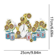 Load image into Gallery viewer, Acrylic Garden Gnome Single-Sided Diamond Painting Hanging Pendant (#1)
