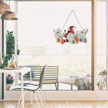Load image into Gallery viewer, Acrylic Garden Gnome Single-Sided Diamond Painting Hanging Pendant (#2)
