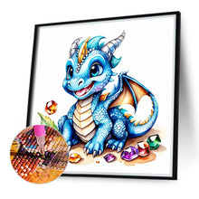 Load image into Gallery viewer, Diamond Painting - Full Round - Gem happy dinosaur (40*40CM)
