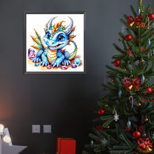 Load image into Gallery viewer, Diamond Painting - Full Round - Gem Cute Dinosaur (40*40CM)
