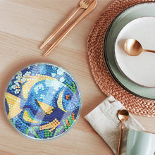 Load image into Gallery viewer, 6 PCS Acrylic Washable Diamond Painting Coasters Kits with Holder Waterproof Coaster (Sea Animal)
