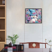 Load image into Gallery viewer, Diamond Painting - Full Round - 3D textured snowman (40*35CM)
