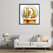 Load image into Gallery viewer, Diamond Painting - Full Round - Crystal ball letter D (50*50CM)
