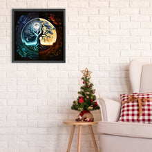Load image into Gallery viewer, Diamond Painting - Full Round - sun moon yin yang tree of life (30*30CM)
