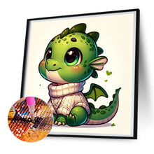 Load image into Gallery viewer, Diamond Painting - Full Round - The obedient waiting dragon (30*30CM)
