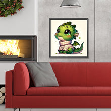 Load image into Gallery viewer, Diamond Painting - Full Round - The obedient waiting dragon (30*30CM)
