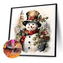 Load image into Gallery viewer, Diamond Painting - Full Round - Building snowman (30*30CM)
