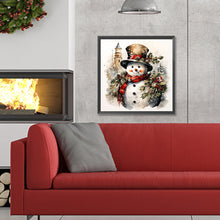 Load image into Gallery viewer, Diamond Painting - Full Round - Building snowman (30*30CM)
