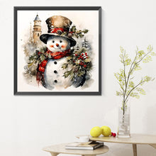 Load image into Gallery viewer, Diamond Painting - Full Round - Building snowman (30*30CM)
