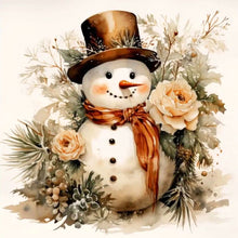 Load image into Gallery viewer, Diamond Painting - Full Round - Ceremonial Snowman (30*30CM)
