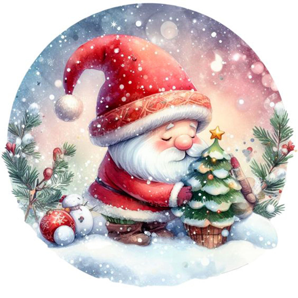 Diamond Painting - Full Round - Santa Claus (30*30CM)
