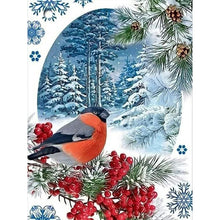 Load image into Gallery viewer, Diamond Painting - Full Round - winter bird (30*40CM)
