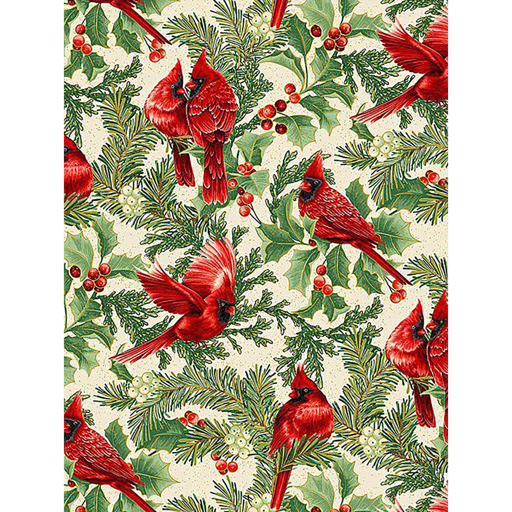 Diamond Painting - Full Round - winter bird (30*40CM)