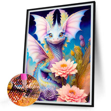 Load image into Gallery viewer, Diamond Painting - Full Round - Flowers and dragons (30*40CM)

