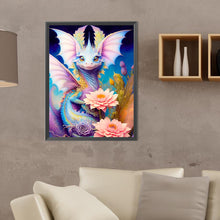 Load image into Gallery viewer, Diamond Painting - Full Round - Flowers and dragons (30*40CM)
